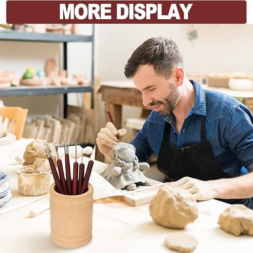 LINPHCEY 6-Piece Clay Sculpting Tools Set Perfect for Polymer Air Dry Modeling Clay Beginners & Professionals Ideal for DIY Pottery & Ceramics Tools for Clay Sculpting & Crafting - Image 7