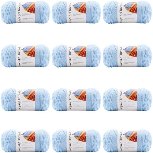 MICHAELS Bulk 12 Pack: Soft Classic™ Solid Yarn by Loops & Threads® - Image 7