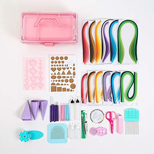IMISNO DIY Quilling Kit with Paper Crimper, Tools&Strips for Beginners - Image 7