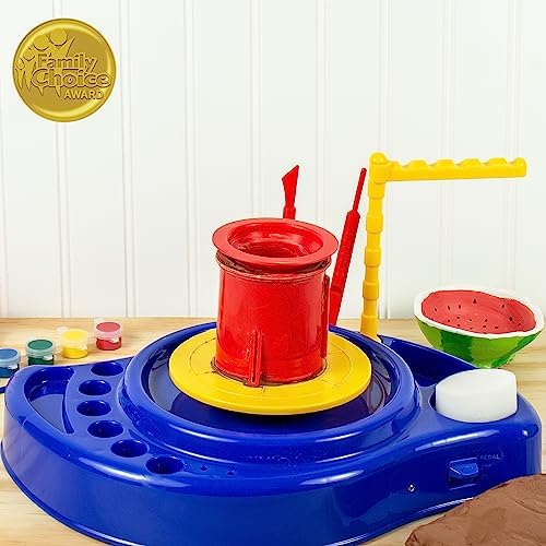 Made By Me Motorized Power Pottery Wheel - At Home Pottery Making – Clay Sculpting Activity for Kids Ages 6 and Up - Image 7