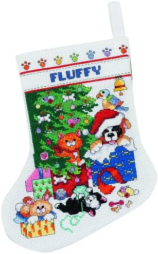 Janlynn Counted Cross Stitch Kit, Pet Stocking by Janlynn