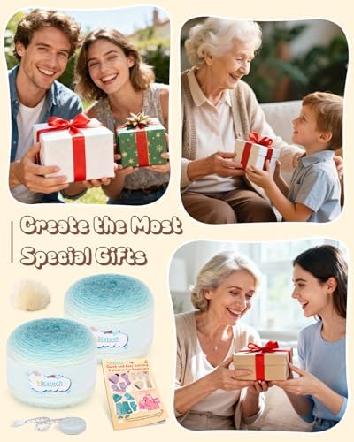 Katech Knitting Kit for Beginners Adults Kids-Beginners Knitting Kit - Image 7