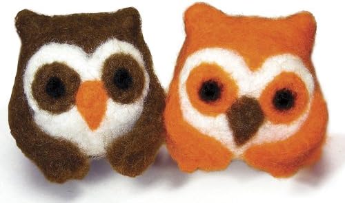 Dimensions Needlecrafts Round and Wooly Owls Needle Felting Kit by DIMENSIONS