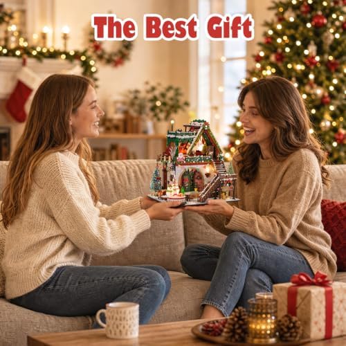 Christmas Miniature House Kit for Adults with Music Box & LED - Image 7