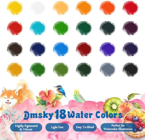 Watercolor Workbook 8 Pack,Water Colors Paint Adult Set for Beginner with Step by Step,Relaxing & Easy to Paint Water Coloring Book with 24 Colors,Perfect for Gifting to Creativity & Joy for Adults - Image 7