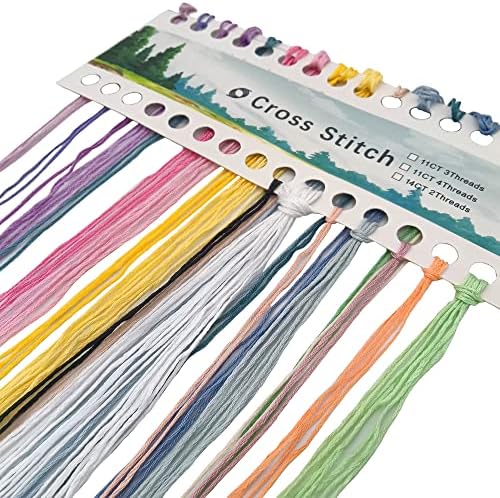 Howie's Needlepoint Cross Stitch Kits, 14CT Pre-Printed Pattern Needlepoint Kits, Full Range of Stamped Starter Kits (Rainbow Unicorn, 11.8 x 15 Inch) - Image 4