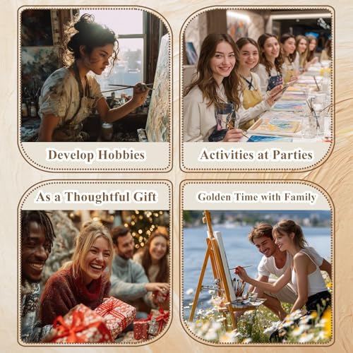 Bee Paint by Numbers Kit for Adults, Bee Paint by Number for Adult 16x20 in - Image 7