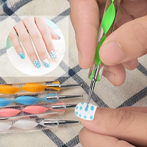 ODETOJOY Quilling Tool Slotted Embossing Ball Head Stainless Steel Dual Paper Quilling Tool 6mm Slotted Embossingto Quill Paper Coil (Pink) - Image 5