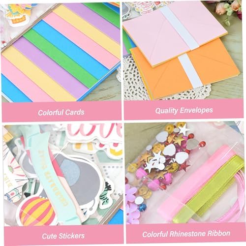Card Making Kits Card Making Kits for Adults 15PCS Paper Colorful Handmade Greeting DIY Material Set for Birthday Invitation, Thanksgiving, Christmas,Holiday - Image 6