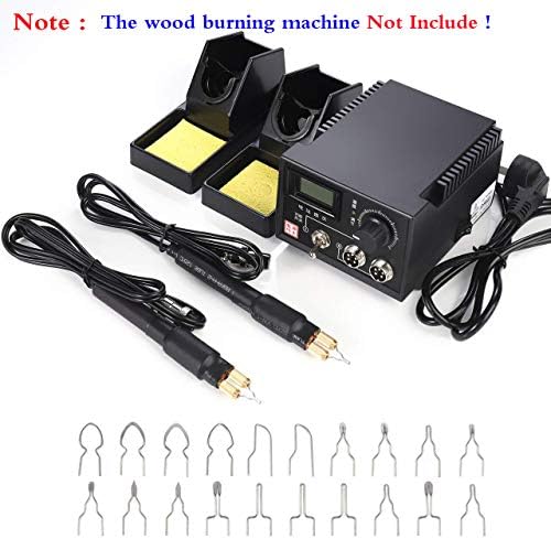 TOPCHANCES 20Pcs Pyrography Wire Tips for Wood Burning Kit,Portable Wood Burning Pyrographic Tip Kit (Pyrography Wire Tips) - Image 2