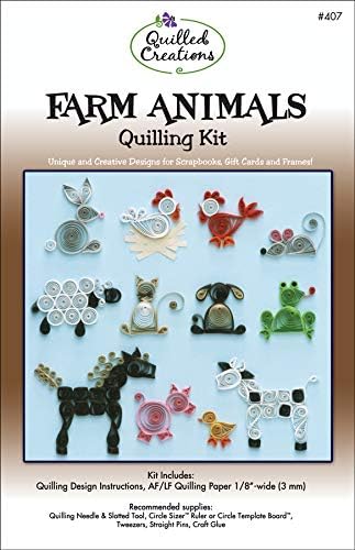 Quilled Creations Farm Animals Quilling Kit by Quilled+Creations