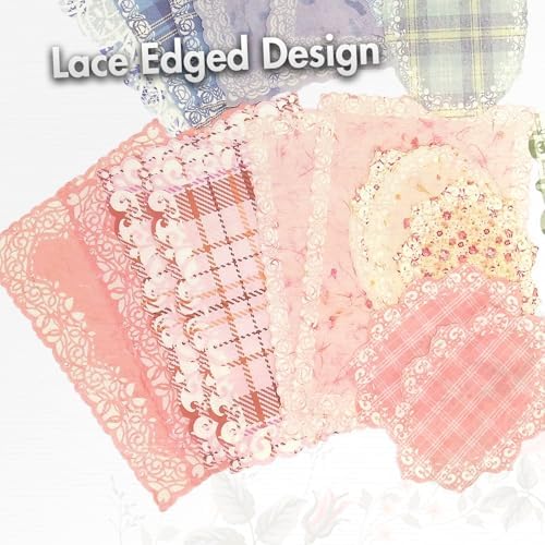 OKUPAN Vintage Floral Scrapbook Paper & Journaling Stickers (100pcs) Assorted Set (Pink) - Scrapbook Supplies Kit for Bullet Journaling, Retro Crafts, Planner, Mixed Media, Collage Card Album - Image 6