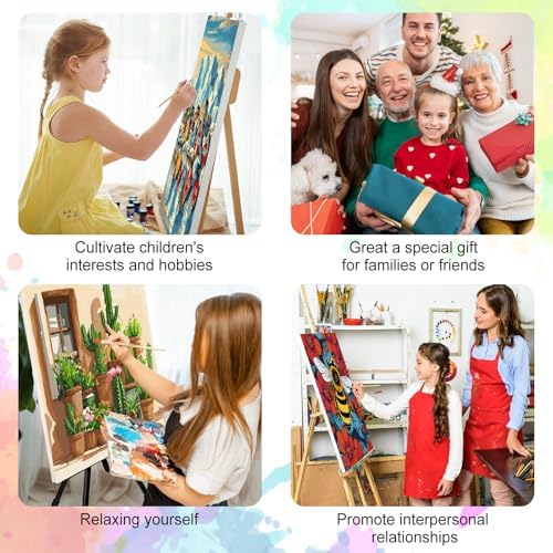 GEEHEIY Paint by Numbers Kit for Adults, Bee Number Painting, 16 x 20 Inch - Image 7