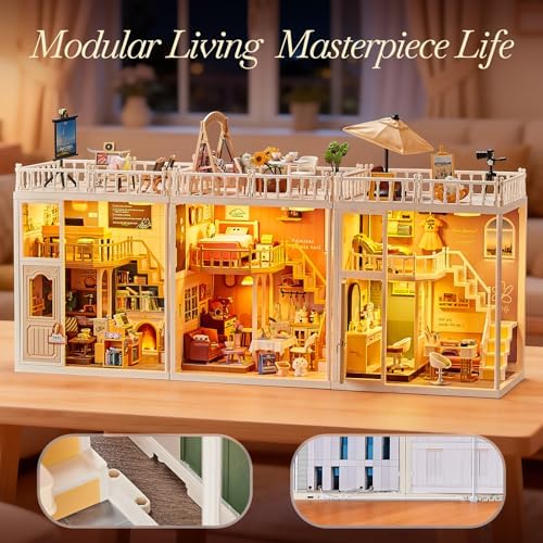 Large DIY Miniature Mini Bookstore House Kit for Kids 8+ - Image 7