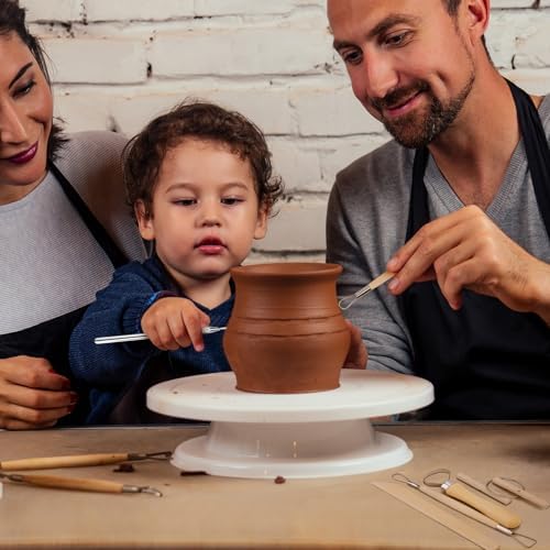 Sculpting Clay, Modeling Clay, 5.5lbs Natural Air Dry Clay Kit with Pottery Sculpting Tool Set, Pottery Clay for Adult - Bright White - Image 7