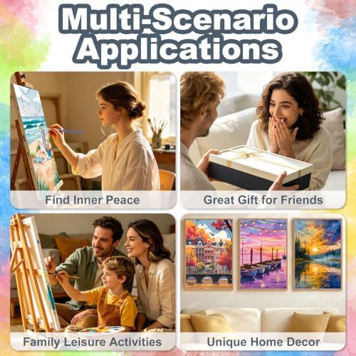 Kalonyth Beach Framed Paint by Numbers Kit for Adults Beginner 8x12 inch - Image 7