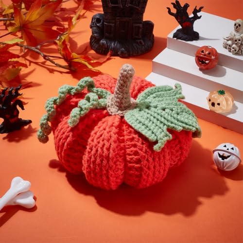 ORIGACH 3 Set Halloween Pumpkins Crochet Kit for Beginners - Image 5
