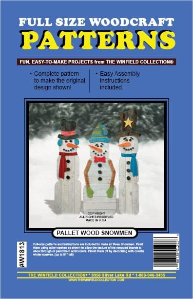 Pallet Wood Snowmen Woodworking Project Plan by Unknown