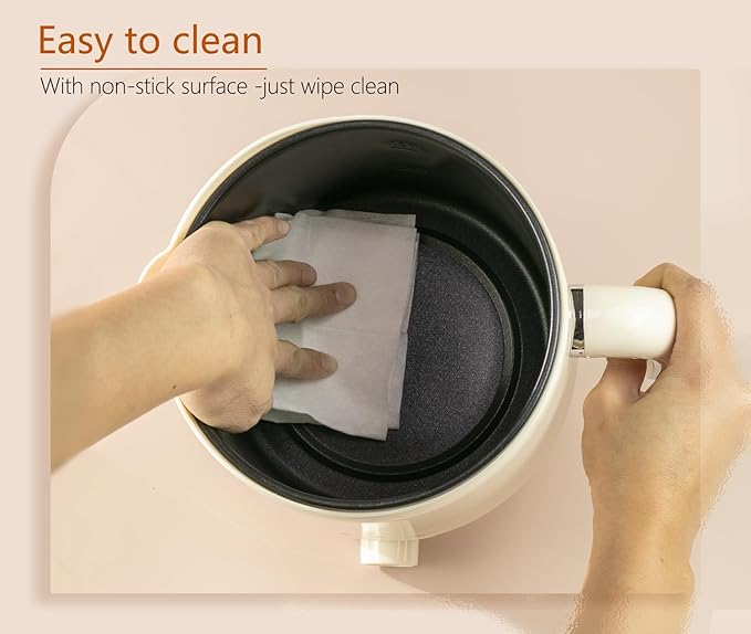 Aroparc Electric Wax Melting Pot, 60oz/1.8L Wax Melter for Candle Making with Spout for Soap Making Pouring Pitcher Non-Stick Easy to Clean & Keep Warm