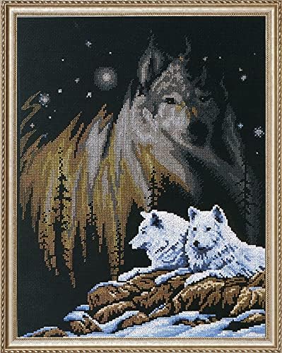 Janlynn Counted Cross Stitch Kit, Northern Lights by Janlynn