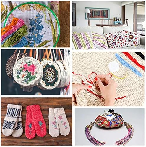 LOVIMAG Embroidery Thread 360pcs Friendship Bracelet String Floss Kit Yarn - Image 6