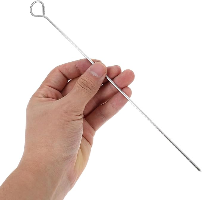 DIYEAH Candle Wick Holders for Candle Making 10Pcs 9.8 Inch Stainless Steel Wick Centering Tools