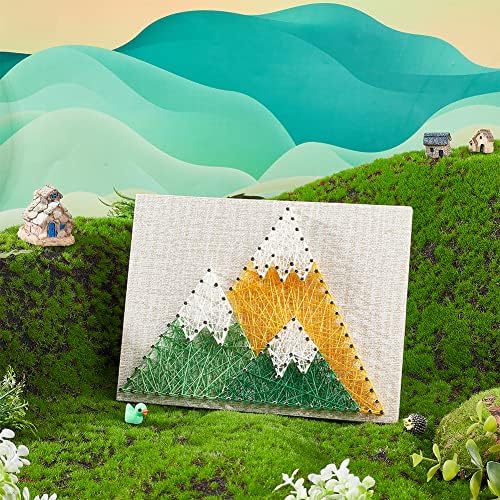 WEBEEDY 3D String Art Kit for Adults Beginners, DIY Mountain String Craft Kit, Include All Necessary Accessories and Frame, Christmas Home Wall Decorations Unique Gift - Image 7