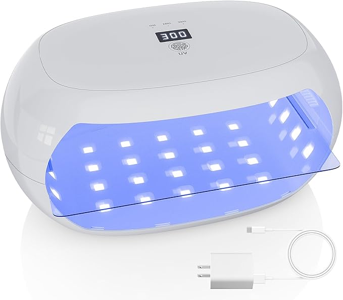 PUWANJILI UV Light for Resin,360° Ring Dual-Layer & Adjustable Time Setting (1/3/5min) UV Resin Light,56 LED High-Powered UV Lamp for Resin Curing,Fast Curing Lamp for Resin Molds,DIY Crafts Decor