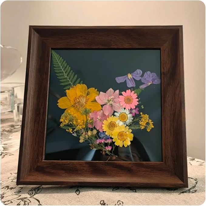 130Pcs Colorful Harmony Dried Pressed Flowers for Resin, Real Pressed Flowers Dry Leaves Bulk Natural Herbs Kit for Scrapbooking DIY Art Crafts, Epoxy Jewelry, Candle, Soap Making, Nails Decor