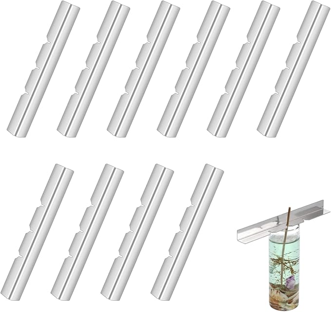 10PCS Candle Wick Holders, Candle Wick Centering Device Metal Candles Bar Device Centering Tool for DIY Craft Making