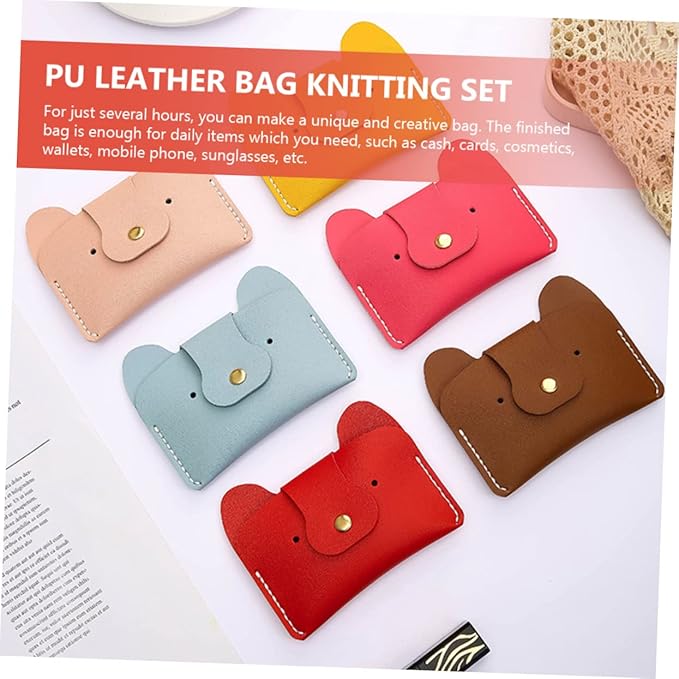 VICASKY 2sets Sewing Material for Bag Making Crafts Bag Making Kit DIY Purse Kit