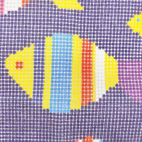 Howie's Needlepoint Needlepoint Kits for Adults, Pillow Front Cross Stitch Kit with Embroidery Pattern on Canvas, Yarn, 2 Needles and Instruction, 16 x 16inch(Colorful Fish) - Image 7
