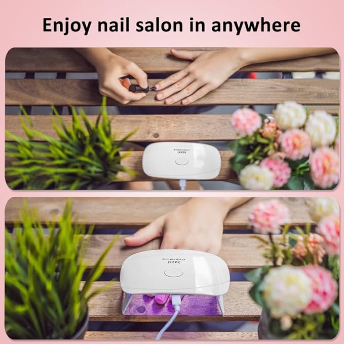 Sazzi UV LED Nail Lamp UV Light for Gel Nails, Nail Dryer for Gel Polish and Resin, Curing light24W