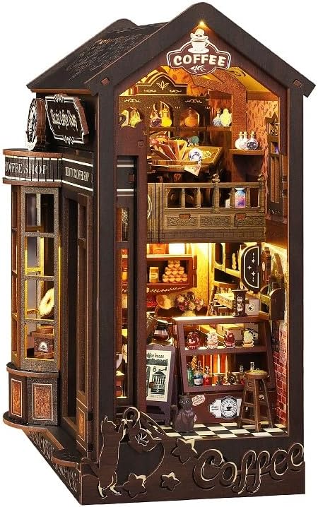 Spilay Book Nook Kit for Adults, Magic DIY Miniature House Kit by SpilayDIYDollhouseMiniature