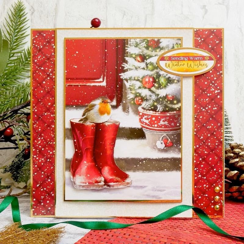 Hunkydory Crafts The Little Book of Winter Robins LBK321 - Image 4