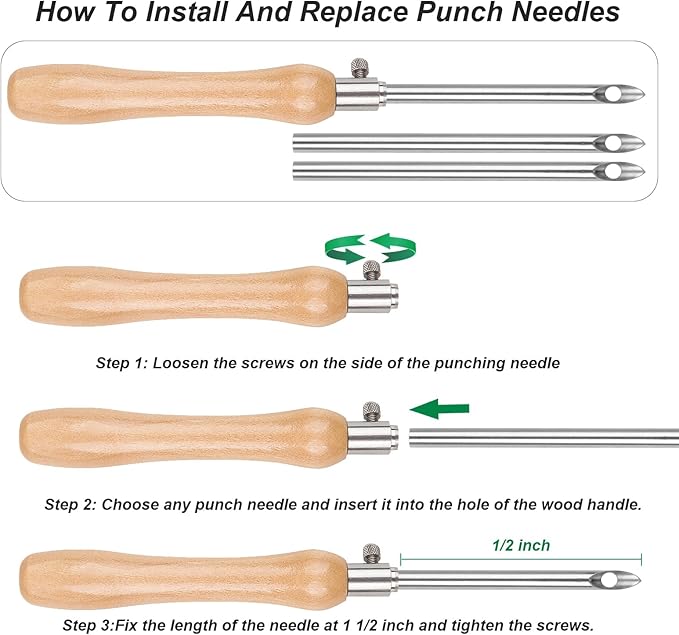 Sukhumvit 8PCS Punch Needle Coaster Kit, Beginners Adults Punch Needle Set with 8 Hawaiian Flamingos Tufted Patterns, Includes Yarn, Hoop&Pads, Starter Embroidery Kit DIY for Coaster & Home Decor