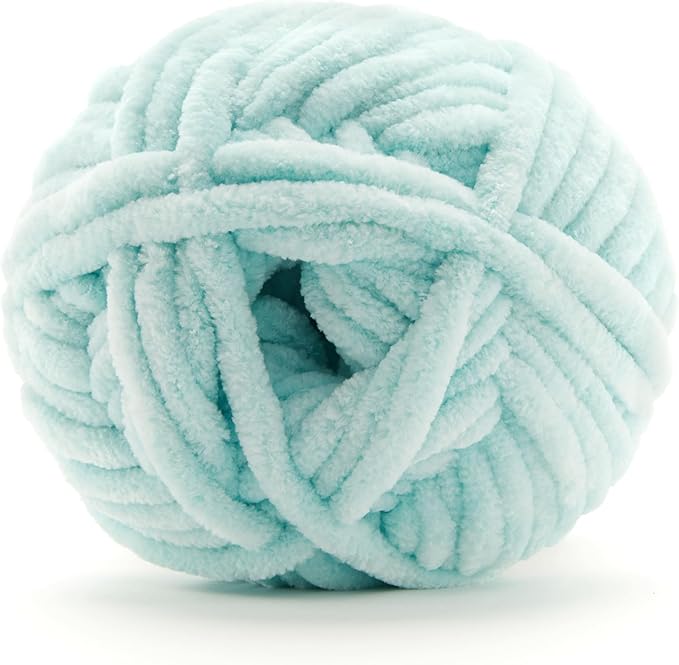 Loops & Threads Sweet Snuggles Yarn - Yarn for Knitting, Crochet, Weaving, and Arts & Crafts - Blue, Polyester, 8.8 oz