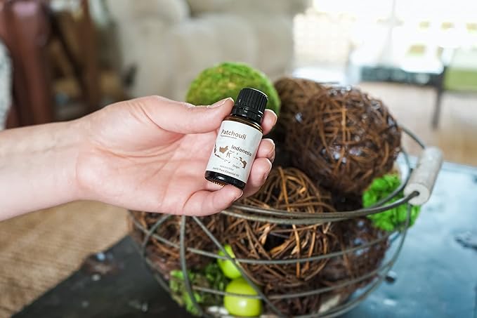 Nature Packaged Dark Patchouli Essential Oil - Direct from Java Indonesia Natural Repellent Aceite de Pachulí - Aromatherapy and Premium Therapeutic Grade - Ideal for Body & Candle-Making (8oz)