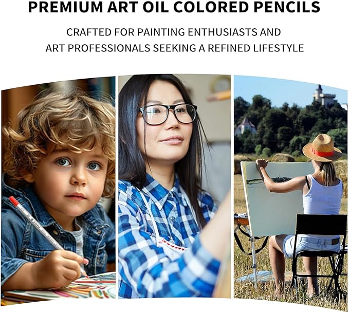 AXUS MARCO Oil-Based Colored Pencils Sets For Adults Colour Pencils in Iron Box Ideal for Sketching, Illustrations, Doodling & Design Great for Art Lovers & Pros. (RAFFINÉ 7100 Series-48 Colors)
