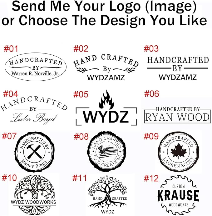 Custom Electric Branding Iron for Wood,Black Temperature Controlled Wood Branding Iron Personalized, Logo Branding Irons Letter Metal Stamp for Leather Food, Wood Working Tools and Accessories