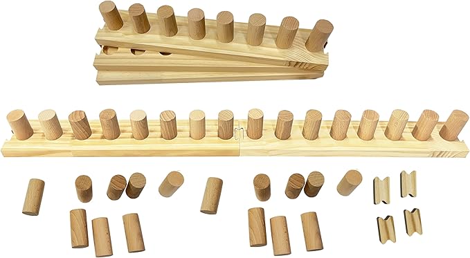 MEYAGO 82.5" Chunky Knit Blanket Knitting Loom – Foldable & Portable DIY Knitting Loom for Beginners & Experts,Knitting Tool for Chunky Yarn (New)