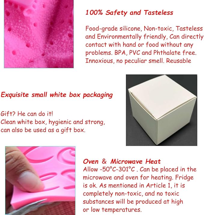 3D Beehive Candle Mold Soap Silicone Molds Honeycomb Handmade for Fondant Cake Baking Muffin Chocolate Cookie Making Tools, Cupcake Cakes Candles Mould Wax Melt Moulds, DIY Christmas Bakeware