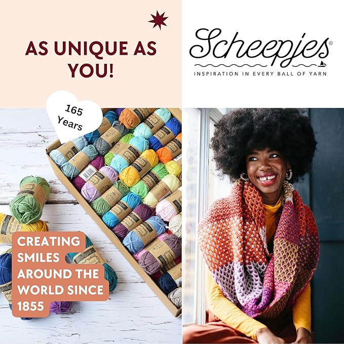 Scheepjes Cahlista Colour Pack 109 15g Assorted Cotton Yarn for Creative Projects