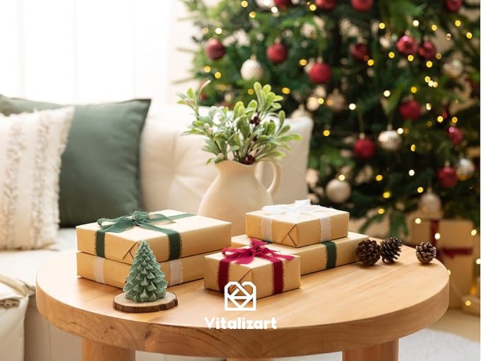 Vitalizart Burgundy Red Chiffon Silk Ribbon 1" x 21 Yd Fringe Fabric Package (3 Rolls * 7 Yd) for Wedding Invitations Bridal Bouquets Decorations Gifts Wrapping & Bow Making