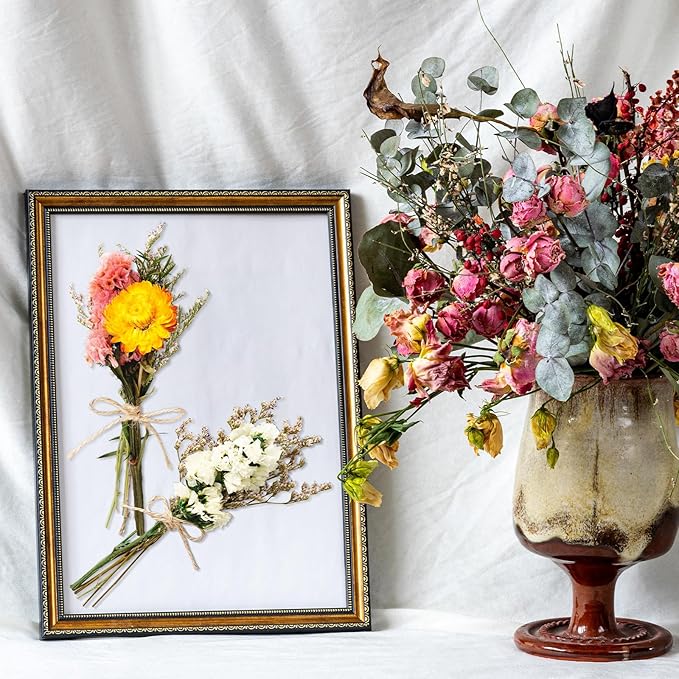 10/12/24/36 Pack Mini Dried Flowers for Vase Wedding Various Mini Bouquet Dried Small Wildflowers Natural Flowers Bulk for Crafts DIY Decor (10, Classic Color2)