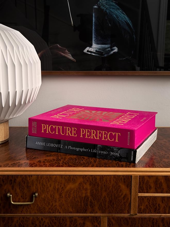 Printworks Photo Album - Picture Perfect, Pink – Cerise Pink Coffee Table Book with 30 Pages – Large Album for 4x6 Photos with Writing Space – Expandable Memory Book