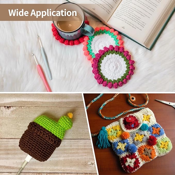 Varku Weaving Loom Kit, 97 Pcs DIY Craft Kit for Little Ones, Includes 96 Elastic Cords in 8 Colors, Potholder Making Kit with Crochet Hook, Arts and Crafts Toys, 7.4 x 7.4 in