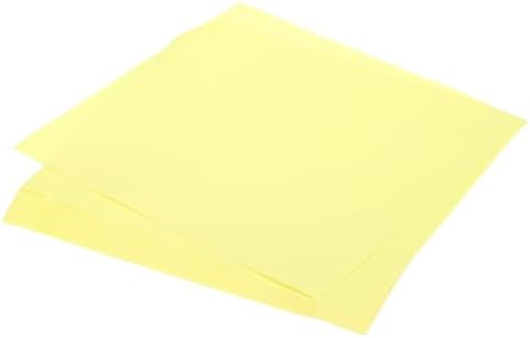 MECCANIXITY 75 Sheet Origami Paper Double Sided 10x10" Light Yellow by MECCANIXITY