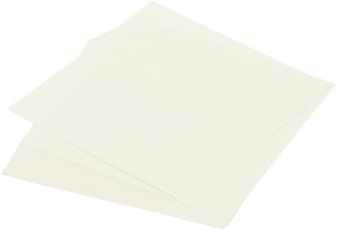 MECCANIXITY 75 Sheet Origami Paper Double Sided 4x4" Creamy White by MECCANIXITY