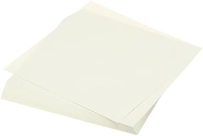 MECCANIXITY 75 Sheet Origami Paper Double Sided 6x6" Cream White by MECCANIXITY